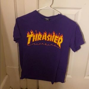 Purple thrasher shirt